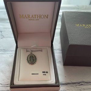 Marathon Miraculous Medal Necklace